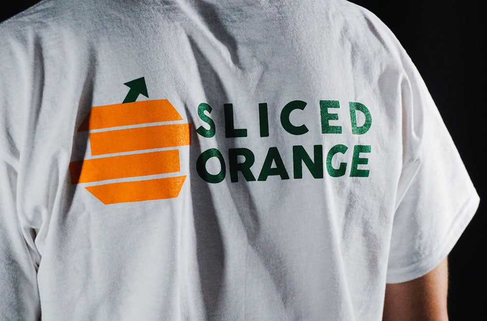 Logo Pocket Tee – Sliced Orange